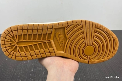 Jordan 90 DC0774- Air EyeCatching 1 Low (Women's) Cement Chutney  9217 Grey 1029